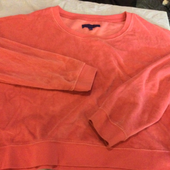 Aeropostale sz L pink velvety sweater - Picture 2 of 5